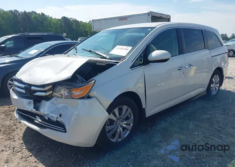 2015 Honda Odyssey Ex from USA, damaged, VIN 5FNRL5H47FB105762